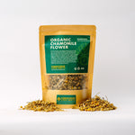 Organic Chamomile Flower, Loose Leaf Tea, 50g, Conscious Living Health Packaging